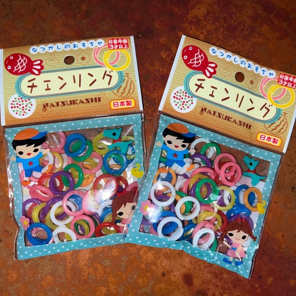 2 Sets of NWT Chinese Jacks 70's & 80's Game Approx. 100+ Rings = 10+ Jacks - Picture 1 of 3